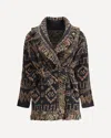 Alanui Embroidered Wool Blend Grunge Beat Cardigan In Multi