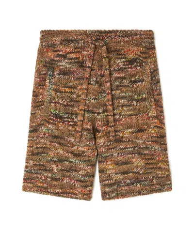 ALANUI GRUNGE BEAT KNITTED SHORTS