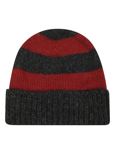 ALANUI GRUNGE STRIPES BEANIE