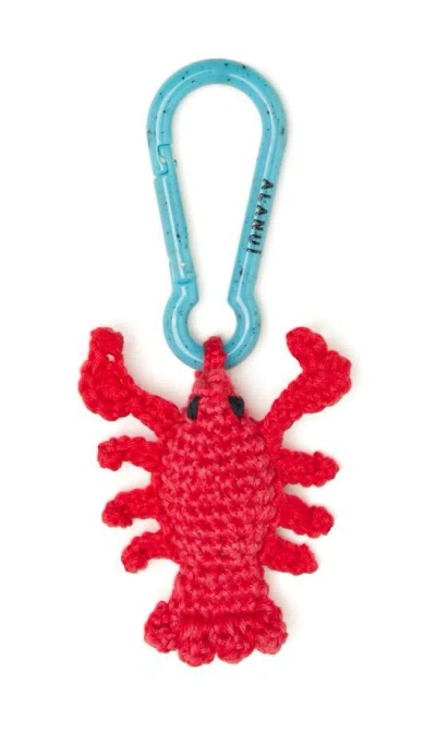 Alanui Handmade Lobster Crochet Key Red Coral R