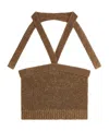 Alanui Shady Beach Top In Brown