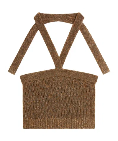 ALANUI HANGING NECK STRAP TUBE TOP