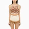 Alanui Haua Mahal Crochet-knit Top