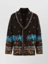 Alanui Embroidered Wool Tale Of A Hawaiian Cardigan