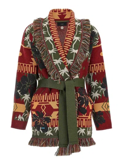 ALANUI HIBISCUS BLOOM CARDIGAN