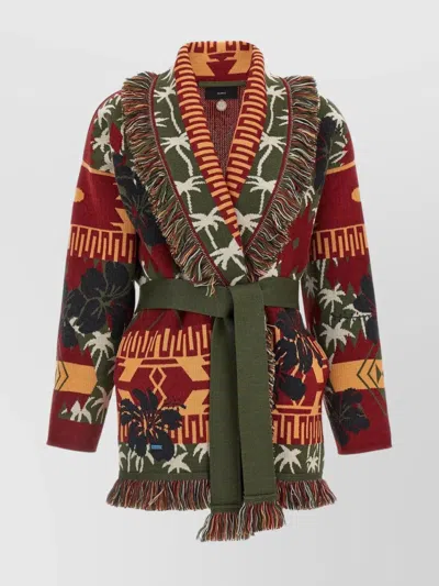 Alanui Multicolor Hibiscus Bloom Cardigan