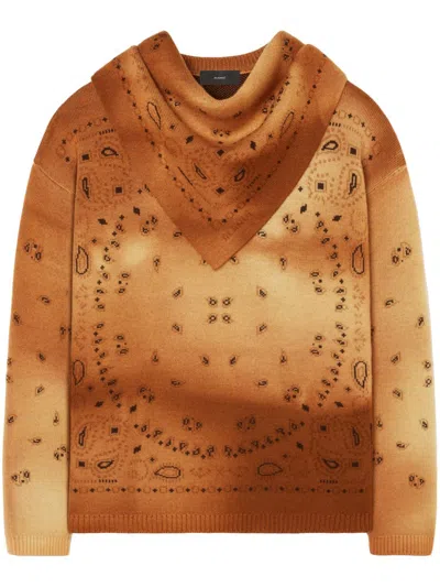 Alanui Hues Of The Desert Sweater, Cardigans Brown
