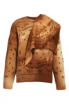Alanui Hues Of The Desert Sweater In Brown