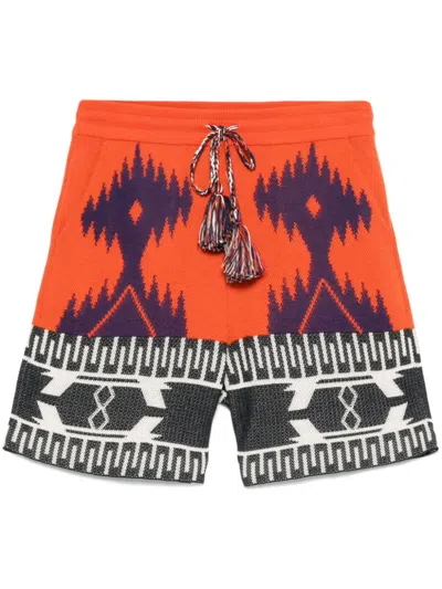 Alanui Icon Bermudas In Rot