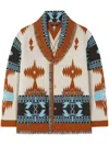 Alanui Icon Cardigan In Neutrals
