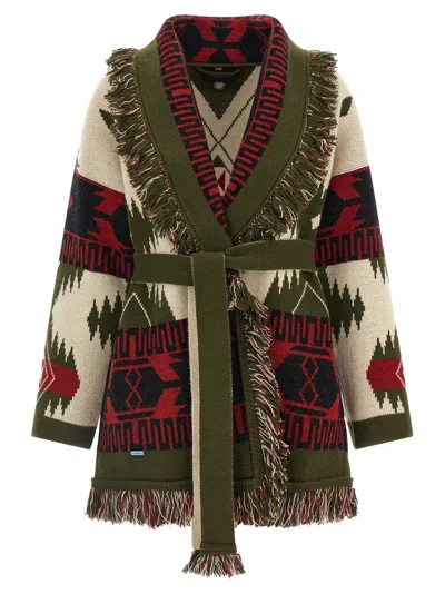 Alanui Icon Cardigan In White