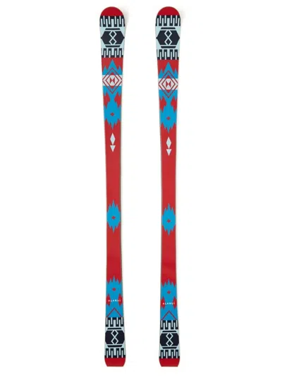 Alanui Icon Graphic-print Skis (164 Cm) In 红色