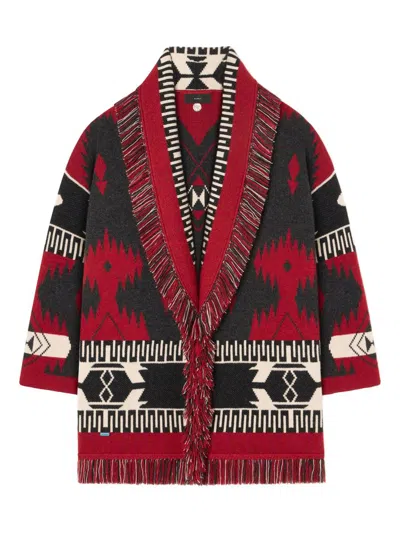 ALANUI ALANUI ICON JACQUARD CARDIGAN CLOTHING