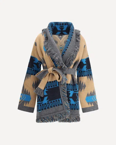 Alanui Icon Jacquard Cardigan In Multi