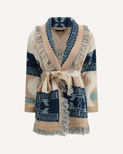 Alanui Icon Jacquard Cardigan In Multi