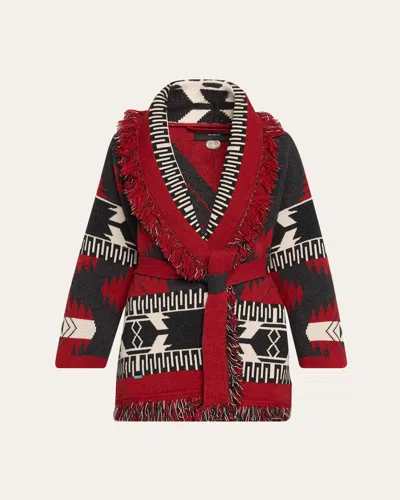 Alanui Icon Jacquard Cashmere Cardigan In Multi