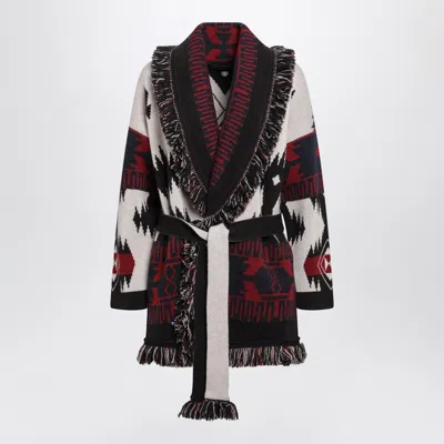 Alanui Icon Jacquard Cashmere Cardigan In Multi