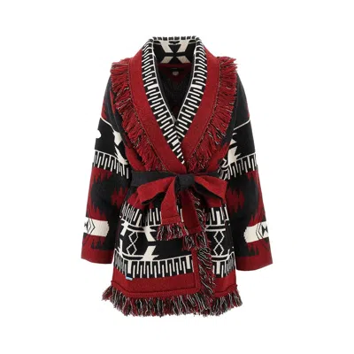 Alanui Icon Jacquard Cashmere Cardigan In Multi