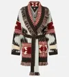 Alanui Icon Jacquard Cashmere Cardigan In Multi