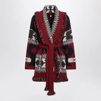 Alanui Icon Jacquard Cashmere Cardigan In Multi