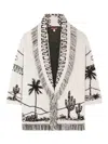 Alanui Icon Cashmere-blend Cardigan In White