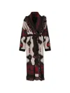 Alanui Icon Belted Coat Fringe Warm Design In Neutral