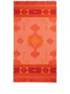 Alanui Icon Jacquard Virgin-wool Blanket In Orange