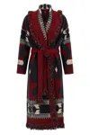 Alanui Long-sleeved Knitted Cardigan In Multi