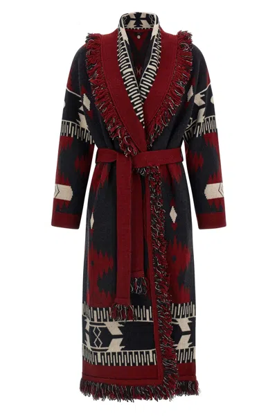 Alanui Long-sleeved Knitted Cardigan In Multi