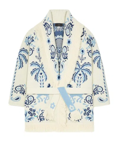 Alanui Island Roots Foulard Cardigan In Multi