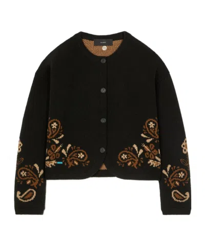 Alanui Island Roots Foulard Jacket In Black