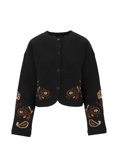 Alanui Island Roots Foulard Jacket In Blue