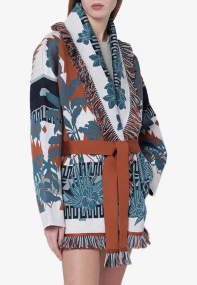 Alanui Island Soul Cardigan In Multi