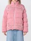 Alanui Wool Coat In Pink