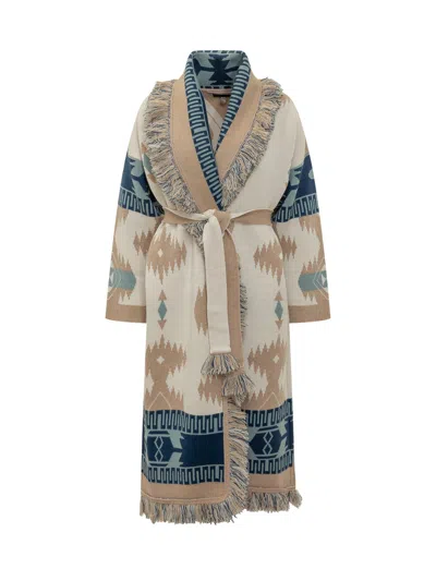 Alanui Jacquard Fringed Jacket In Multi