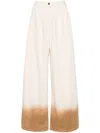 Alanui Bright Hues Wide Cotton Denim Jeans In Multicolor