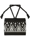 Alanui Jungle Beat Top In Black