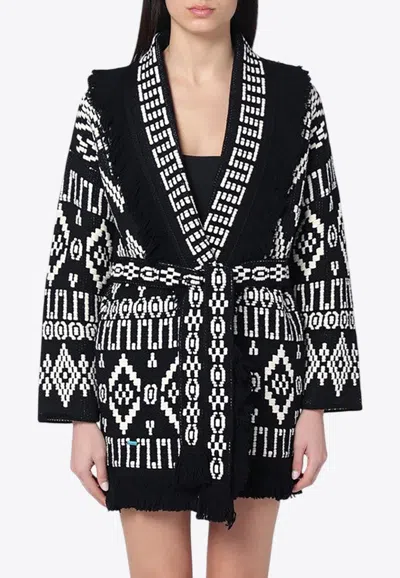 ALANUI JUNGLE BEAT WRAP-AROUND CARDIGAN