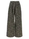 Alanui Seattle Pleated Leopard-print Jeans In Animal Print
