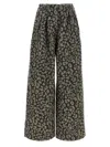 Alanui Seattle Pleated Leopard-print Jeans In Animal Print