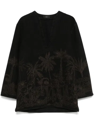 ALANUI JUNGLE TOILE DE JOUY BLOUSE