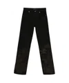Alanui Jungle Toile De Jouy Jeans In Black