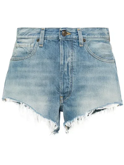Alanui Kerala Denims Shorts In Blue