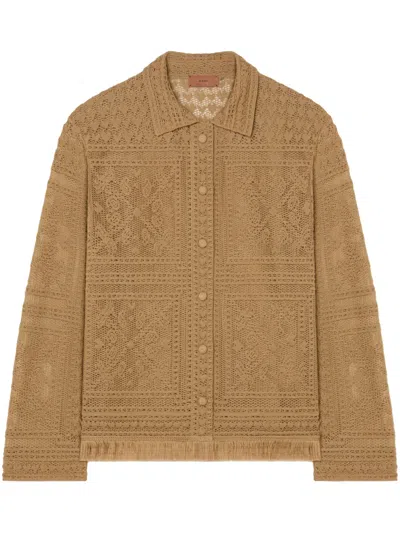 Alanui Kiss By The Book Shirt In Neutrals