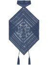 Alanui Kiss By The Book Top In Blue