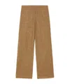 Alanui Kiss By The Book Trousers In Brown