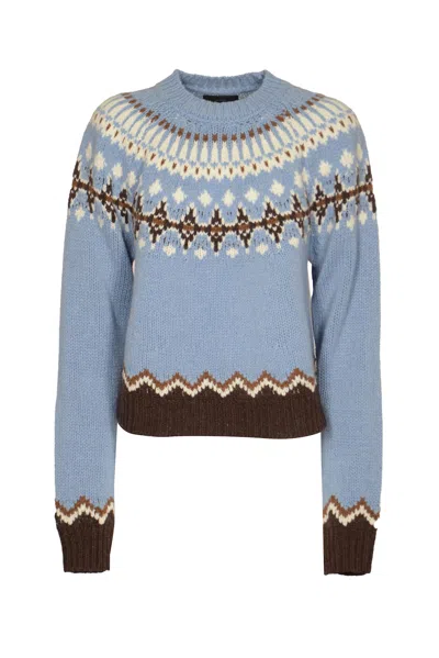 Alanui Sweet Winter Sweater In Celestial/multicolor