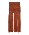 Alanui Ray Of Light Mini Skirt In Red