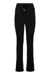 Alanui Knitted Trousers With Drawstring Waist In Black