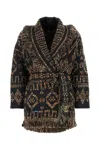 Alanui Embroidered Wool Blend Grunge Beat Cardigan In Multi